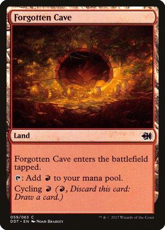 Forgotten Cave [Duel Decks: Merfolk vs. Goblins]