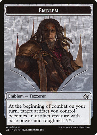 Emblem - Tezzeret the Schemer [Aether Revolt Tokens]