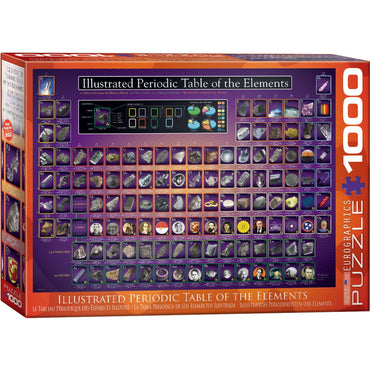 Eurographics Puzzles (1000 Pieces): Illustrated Periodic Table of Elements