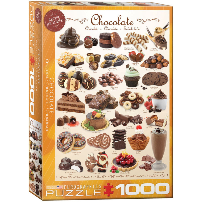 Eurographics Puzzles (1000 Pieces): Chocolate