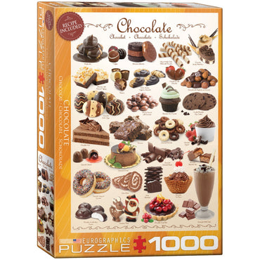 Eurographics Puzzles (1000 Pieces): Chocolate