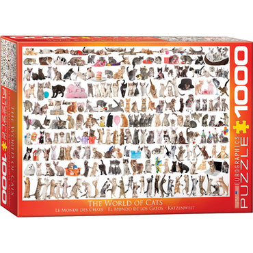 Eurographics Puzzles (1000 Pieces): World of Cats