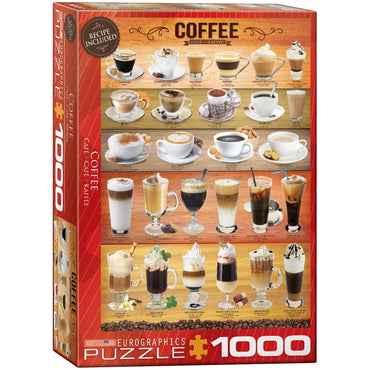Eurographics Puzzles (1000 Pieces): Coffee