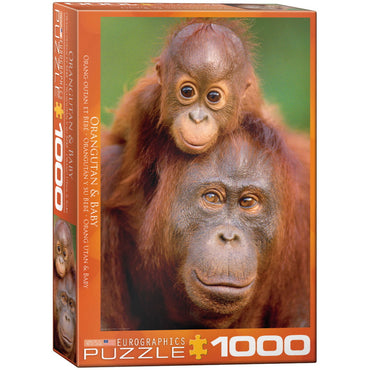 Eurographics: 1000 Pieces: Orangutan & Baby