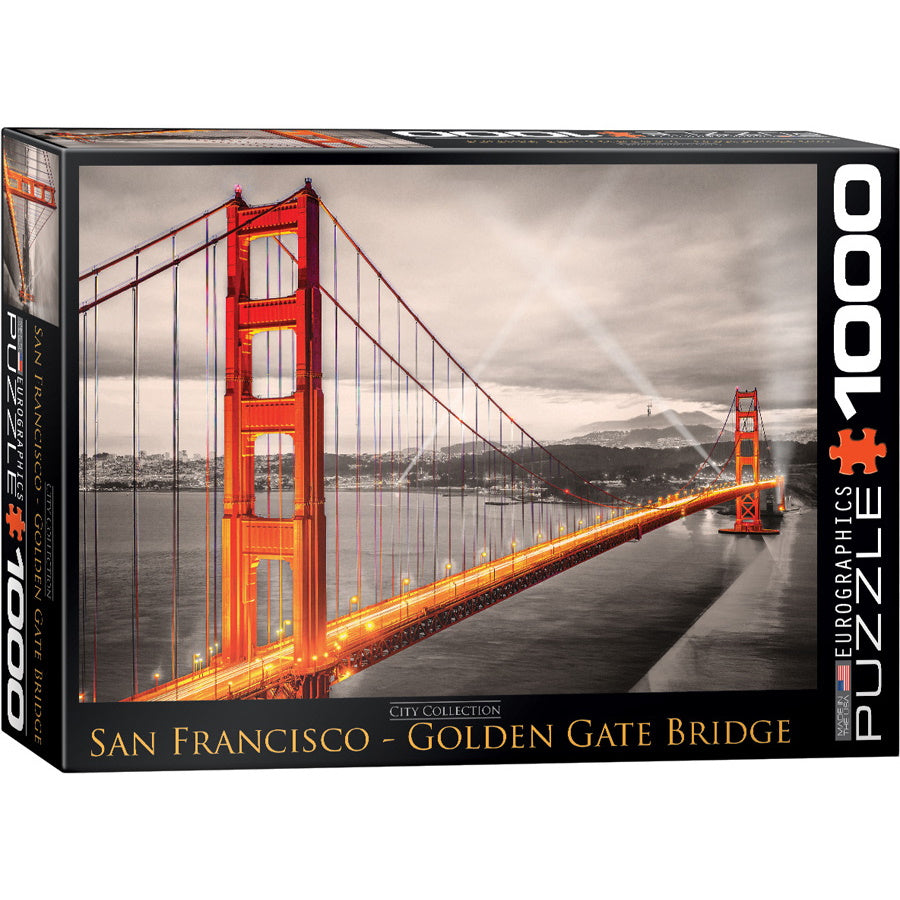 Eurographics Puzzles (1000 Pieces): San Francisco - Golden Gate Bridge