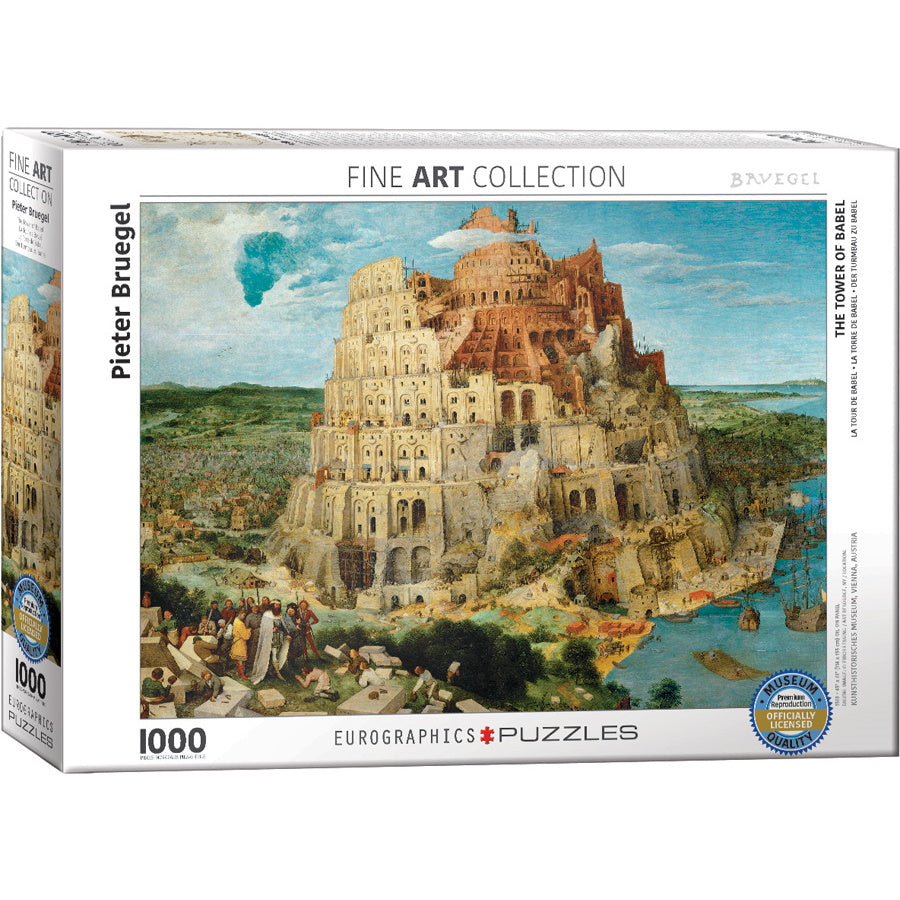 Eurographics Puzzles (1000 Pieces): The Tower of Babel