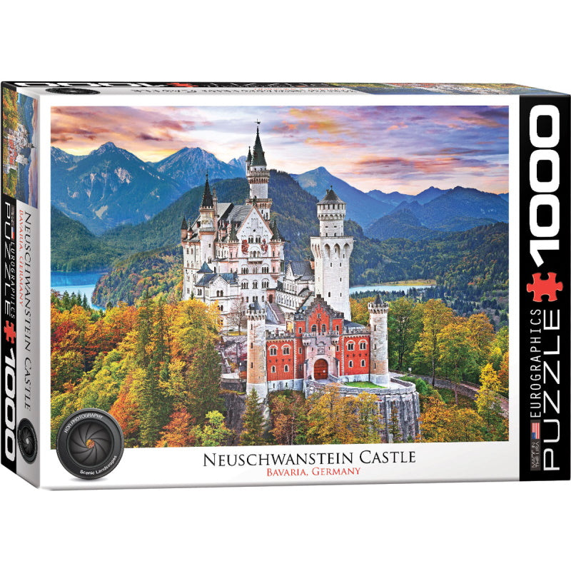 Eurographics Puzzles (1000 Pieces): Neuschwanstein Castly, Bavaria Germany
