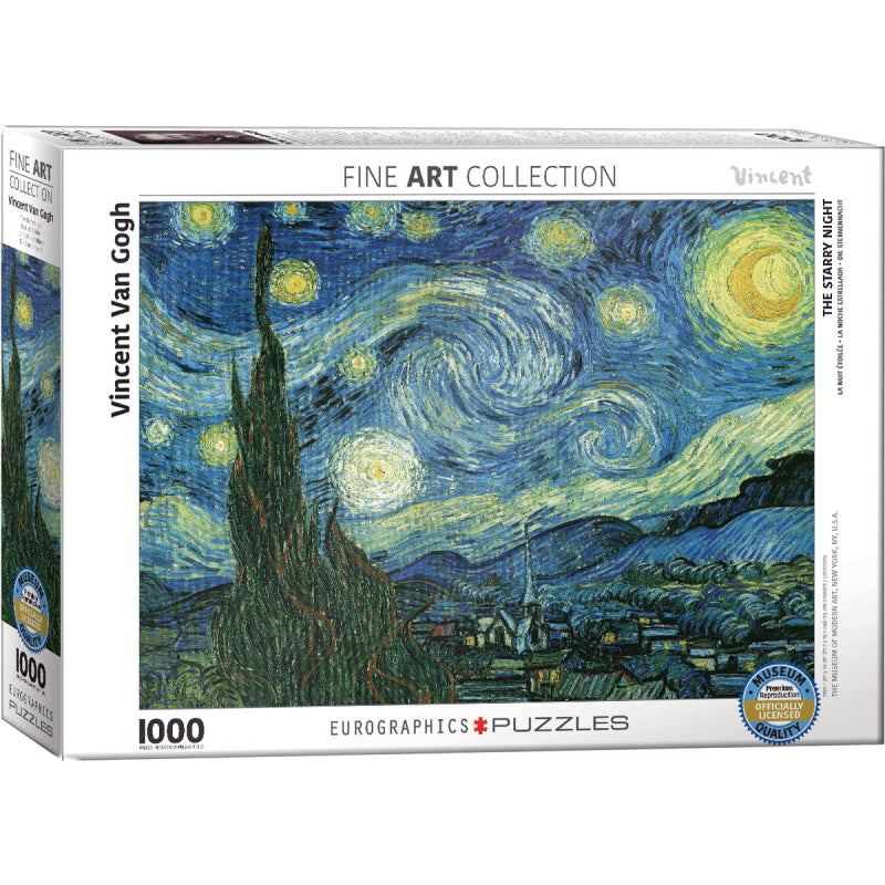 Eurographics Puzzles (1000 Pieces): The Starry Night