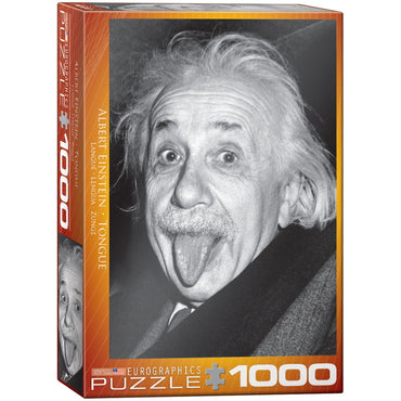 Eurographics Puzzles (1000 Pieces): Albert Einstein Tongue