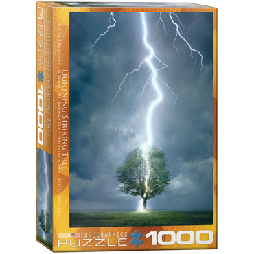 Eurographics Puzzles (1000 Pieces): Lightning Striking Tree