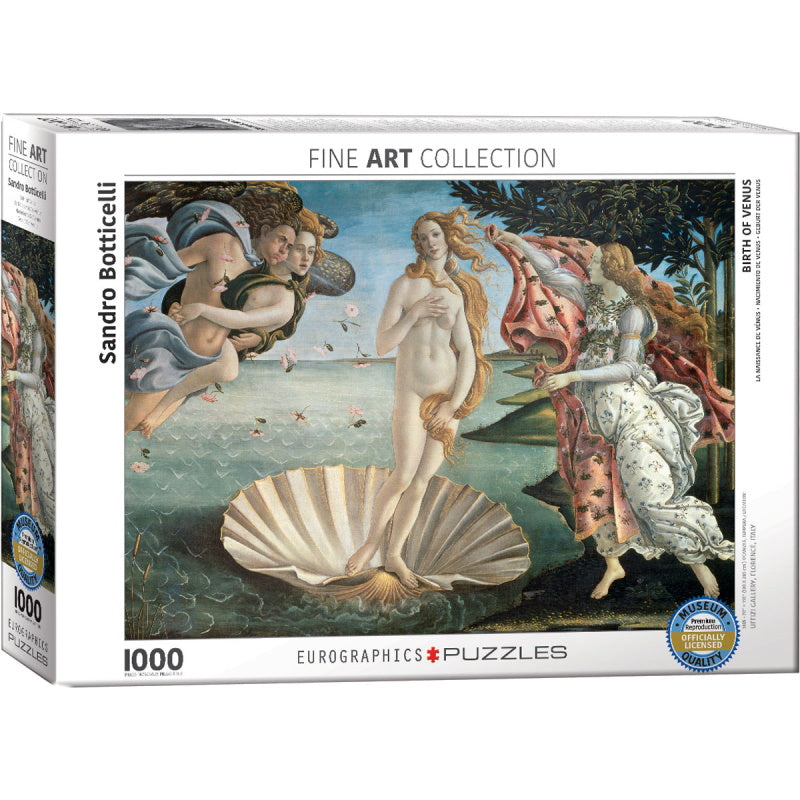 Eurographics Puzzles (1000 Pieces): Birth of Venus