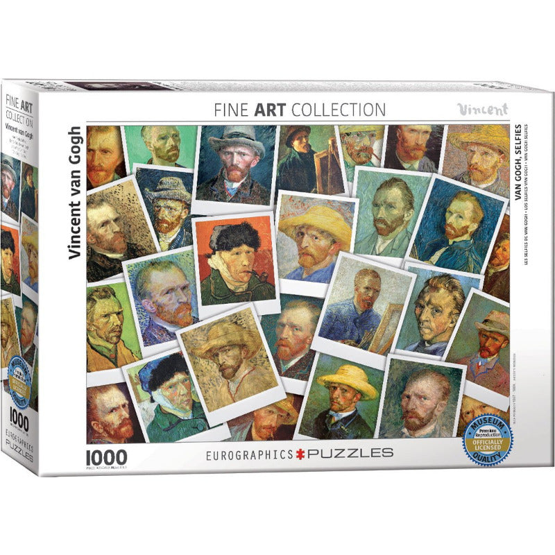 Eurographics Puzzles (1000 Pieces): Van Gogh's Selfies
