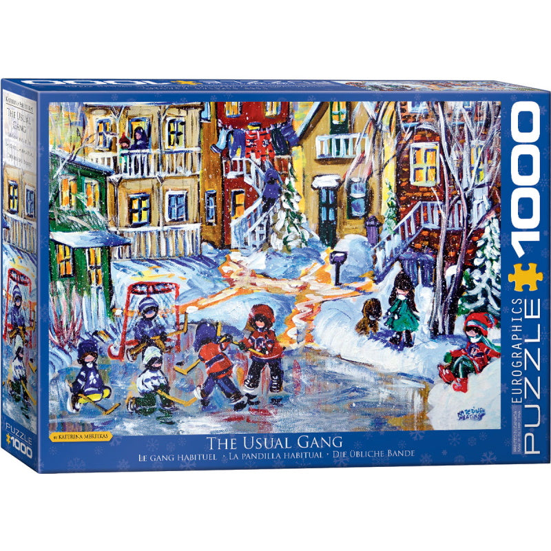 Eurographics Puzzles (1000 Pieces): The Usual Gang