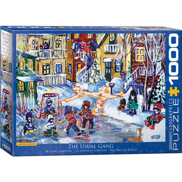 Eurographics Puzzles (1000 Pieces): The Usual Gang