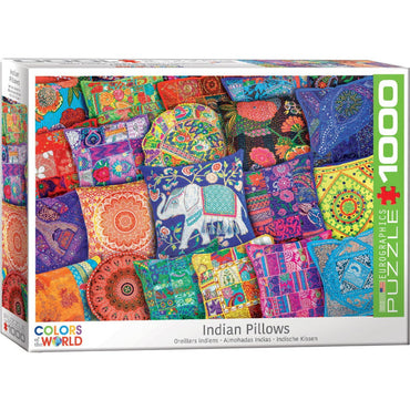 Eurographics Puzzles (1000 Pieces): Indian Pillows