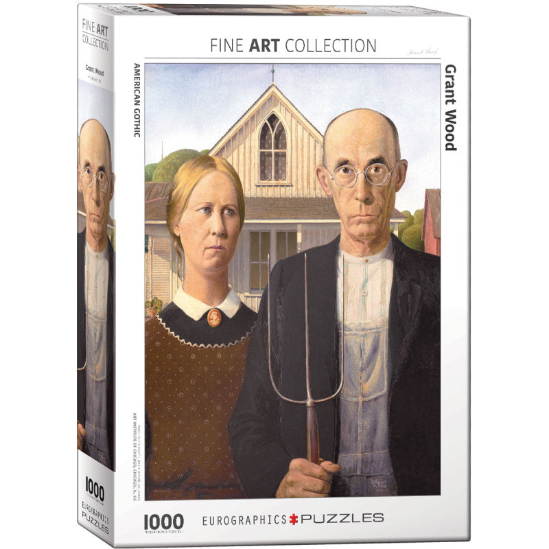 Eurographics Puzzles (1000 Pieces): American Gothic
