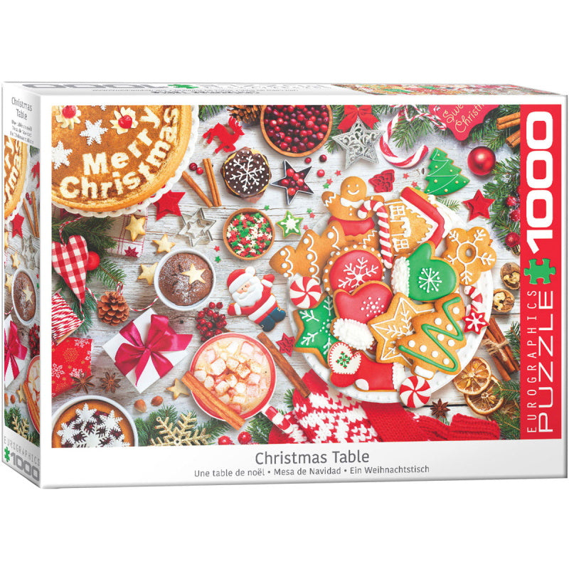 Eurographics Puzzles (1000 Pieces): Christmas Table