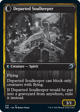 Devoted Grafkeeper // Departed Soulkeeper [Innistrad: Double Feature]