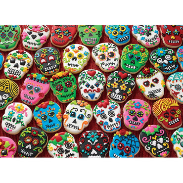Cobble Hill Puzzles: 1000 Pieces: Sugar Skull Cookie