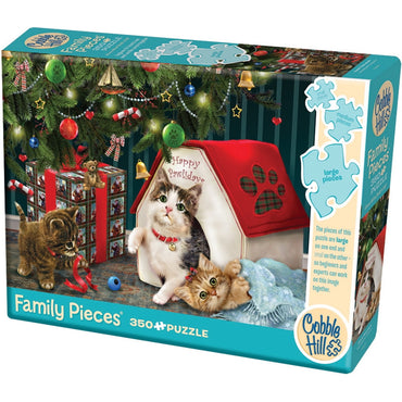 Cobble Hill Puzzles: Family Pieces: Happy Pawlidays