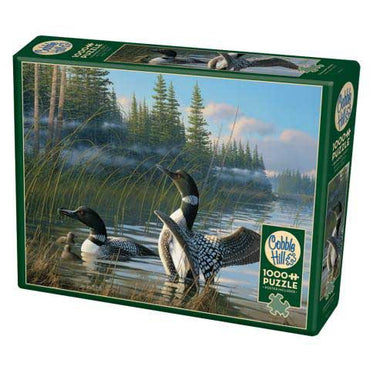 Cobble Hill Puzzles: 1000 Pieces: Common Loons