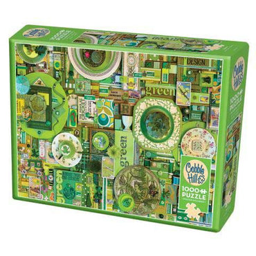 Cobble Hill Puzzles: 1000 Pieces: Green