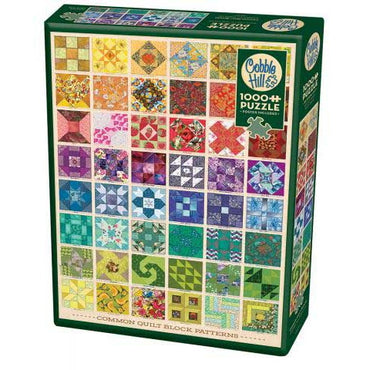 Cobble Hill Puzzles: 1000 Pieces: Common Quilt Blocks