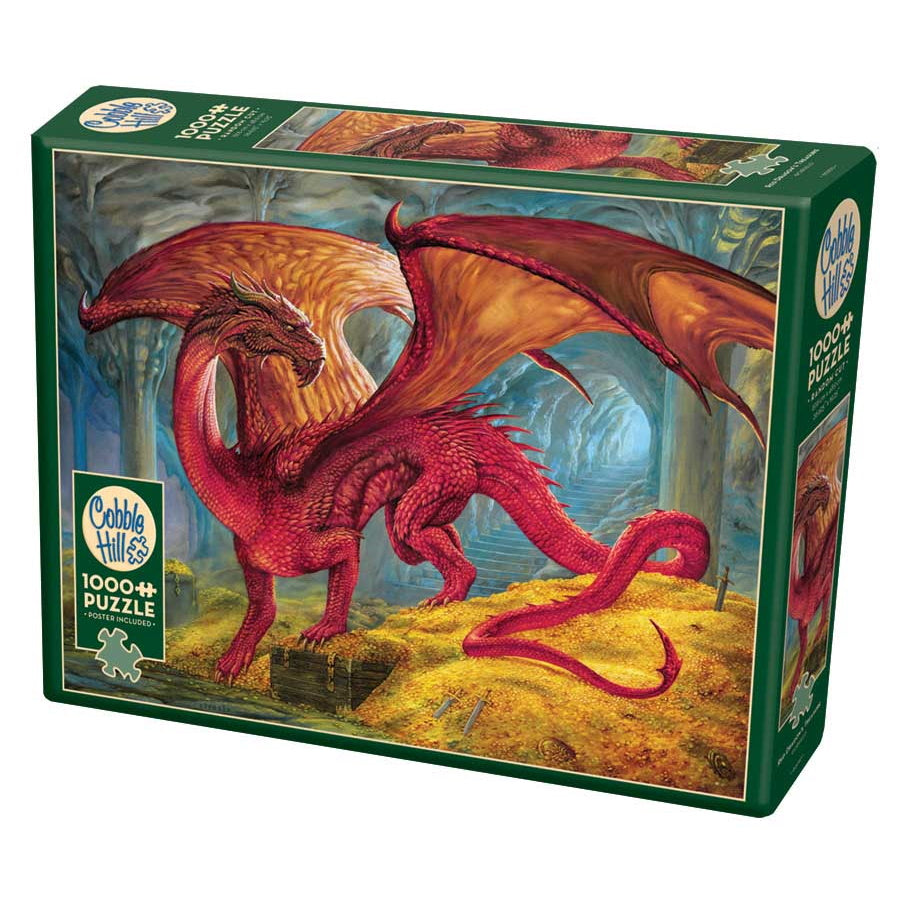Cobble Hill Puzzles (1000 Pieces): Red Dragon's Treasure