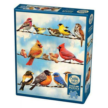 Cobble Hill Puzzles: 500 Pieces: Birds on a Wire