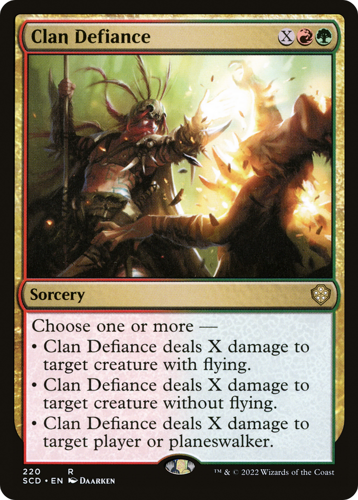 Clan Defiance [Starter Commander Decks]