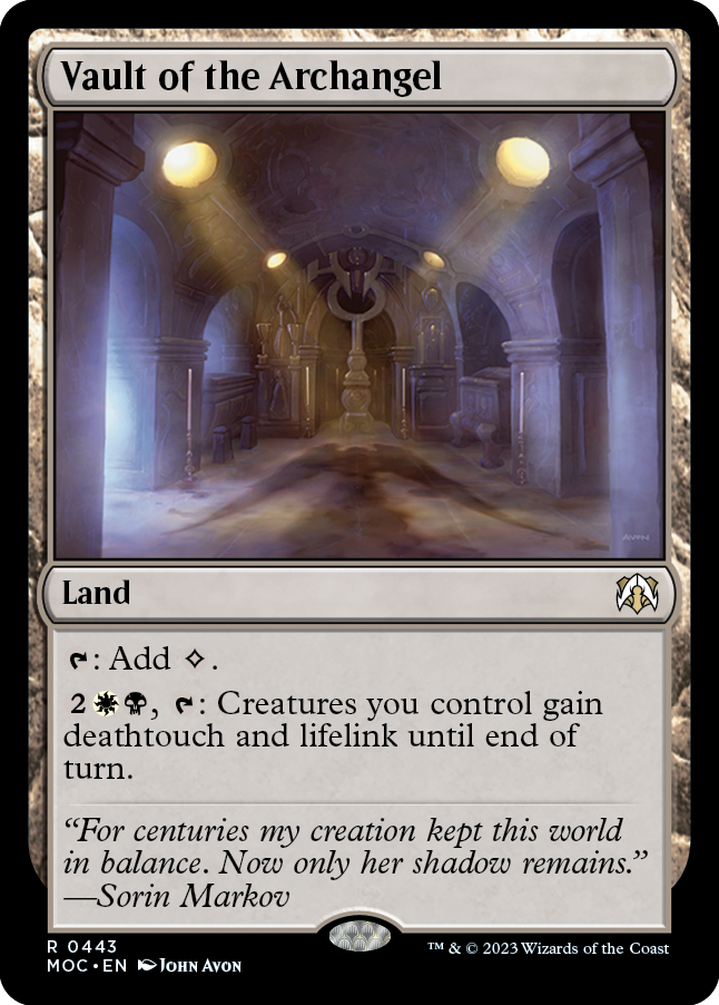 Vault of the Archangel [March of the Machine Commander]