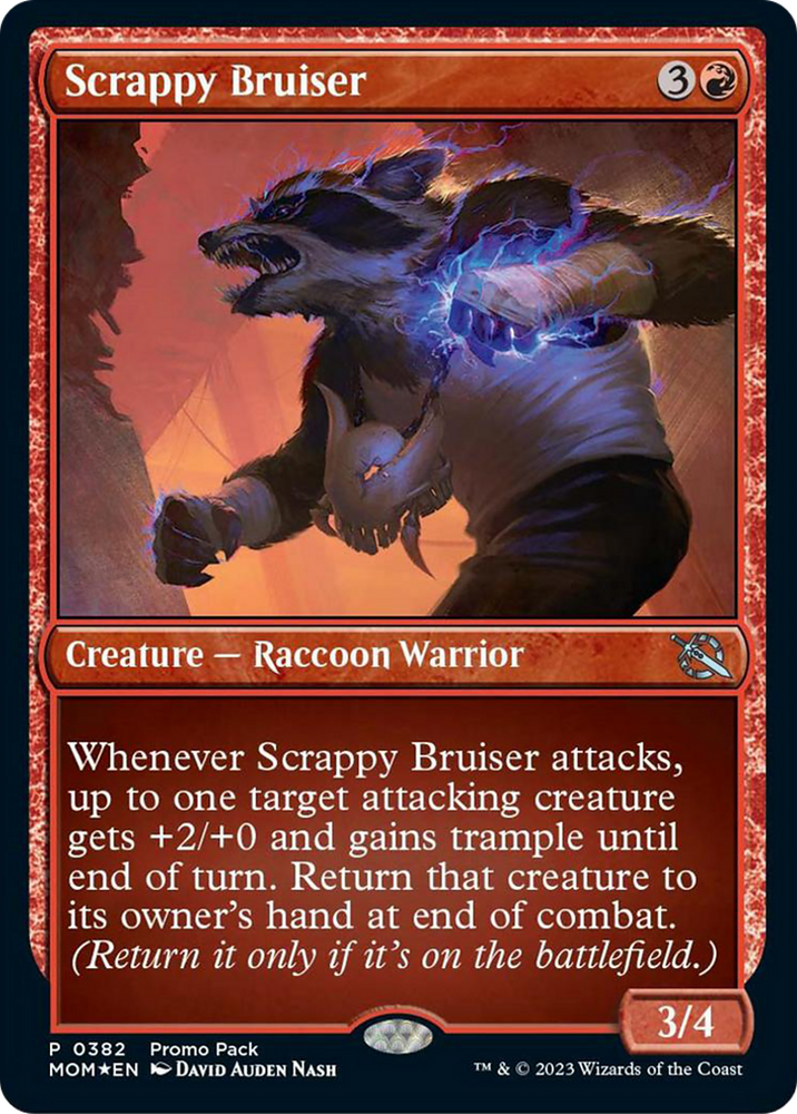Scrappy Bruiser (Promo Pack) [March of the Machine Promos]