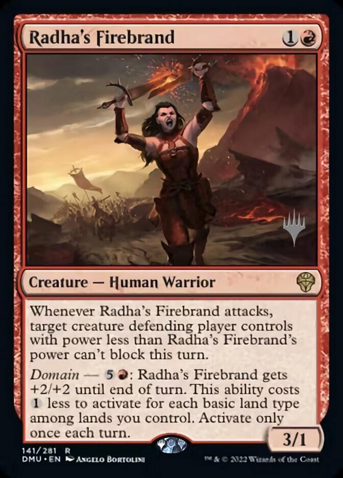 Radha's Firebrand (Promo Pack) [Dominaria United Promos]