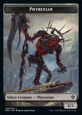 Phyrexian // Insect Double-sided Token [Dominaria United Tokens]