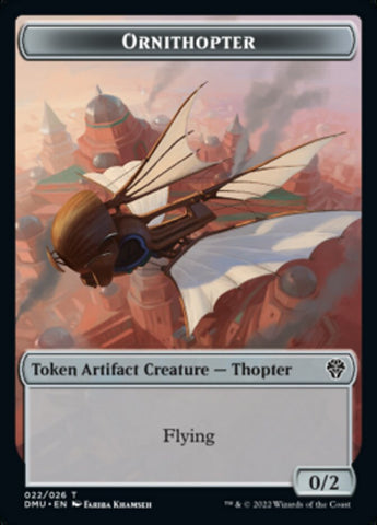 Phyrexian // Ornithopter Double-sided Token [Dominaria United Tokens]