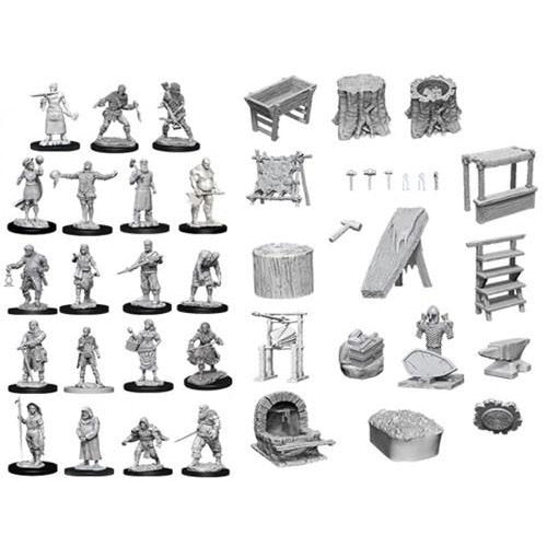 RPG Minis: Townspeople & Accessories