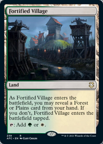 Fortified Village [Dungeons & Dragons: Adventures in the Forgotten Realms Commander]