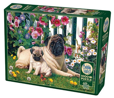Cobble Hill Puzzles: Family Pieces: Pug Family