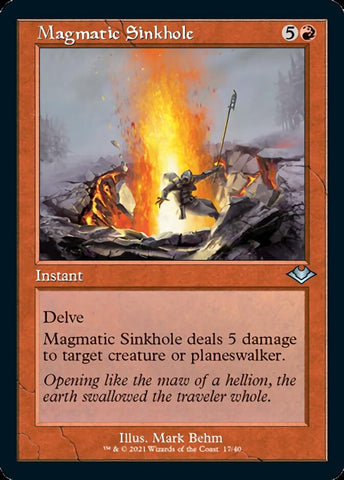 Magmatic Sinkhole (Retro Foil Etched) [Modern Horizons 2]