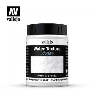 Vallejo: Water Texture Acrylic - Transparent Water 200ml (26.201)