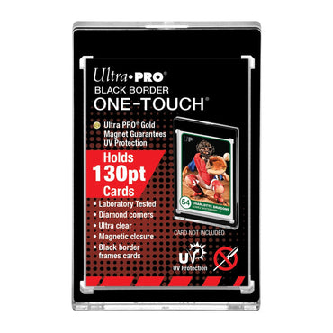 Black Border One-Touch Magnetic UV Card Holder