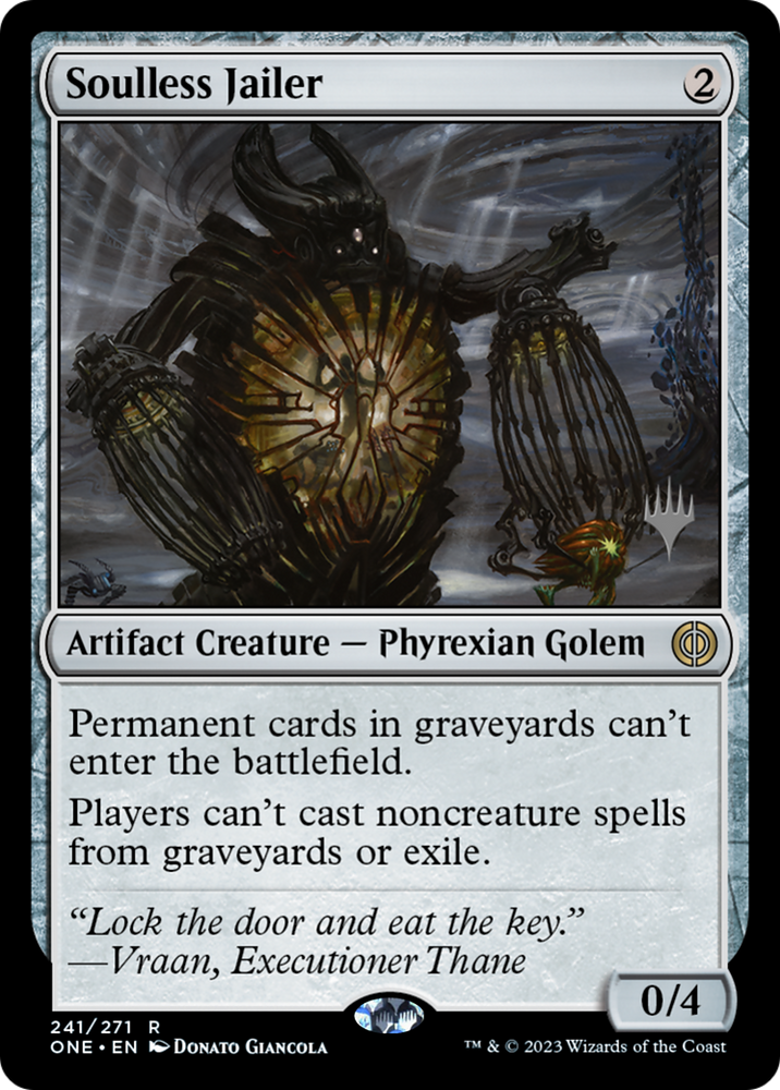Soulless Jailer (Promo Pack) [Phyrexia: All Will Be One Promos]