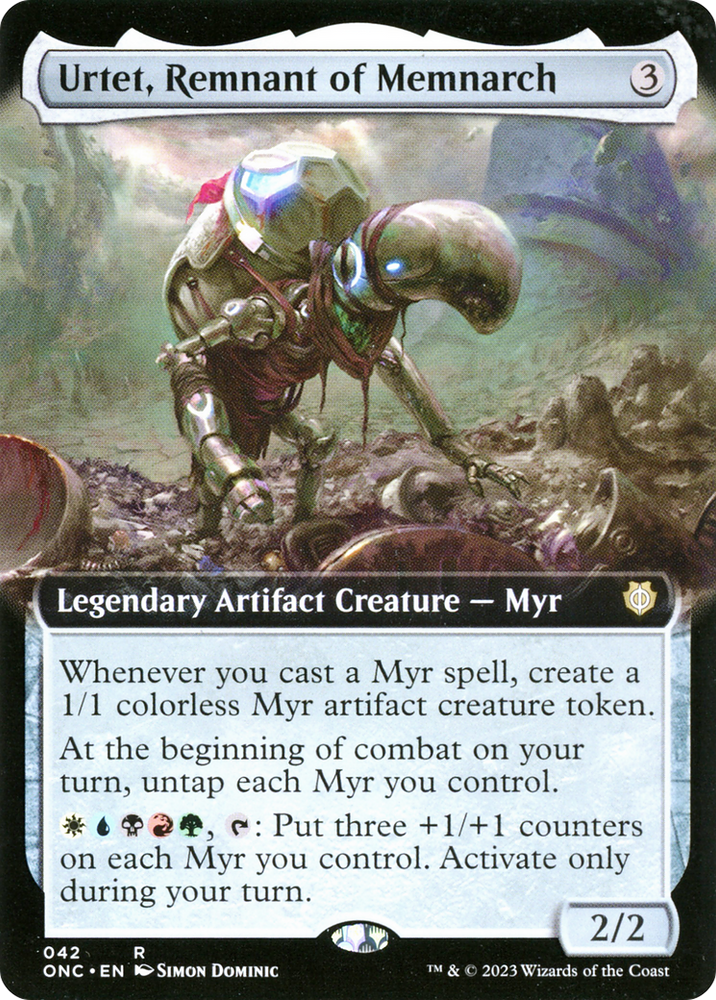 Urtet, Remnant of Memnarch (Extended Art) [Phyrexia: All Will Be One Commander]