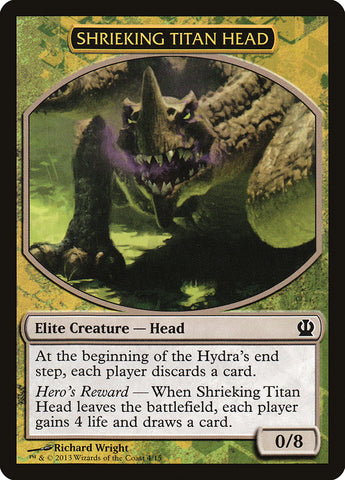 Shrieking Titan Head [Theros Hero's Path]