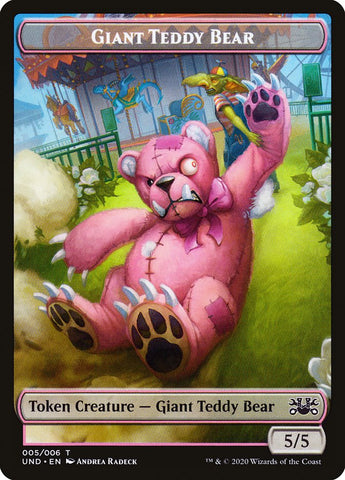 Goblin // Giant Teddy Bear Double-sided Token [Unsanctioned Tokens]