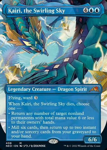 Kairi, the Swirling Sky (Borderless) [Kamigawa: Neon Dynasty]
