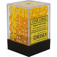 36D6 Set (12mm): Translucent Yellow/White (CHX23802)