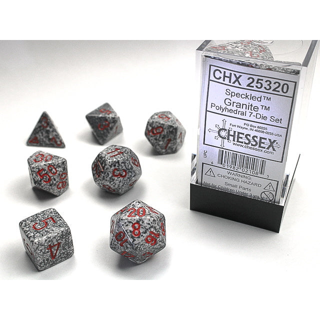 RPG Dice: Speckled Granite (CHX25320)