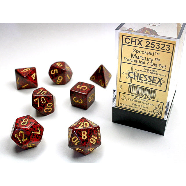 RPG Dice: Speckled Mercury (CHX25323)