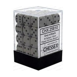 36D6 Set (12mm): Opaque Dark Grey/Black (CHX25810)